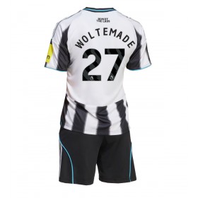 Dětské fotbalový komplet Newcastle United Nick Woltemade #27 Domácí košile 2025-26 Krátkým Rukávem